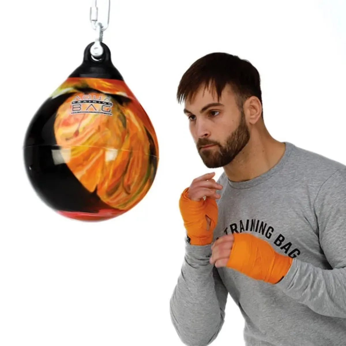 Aqua 12" 35lb Headhunter Training Bag Orange