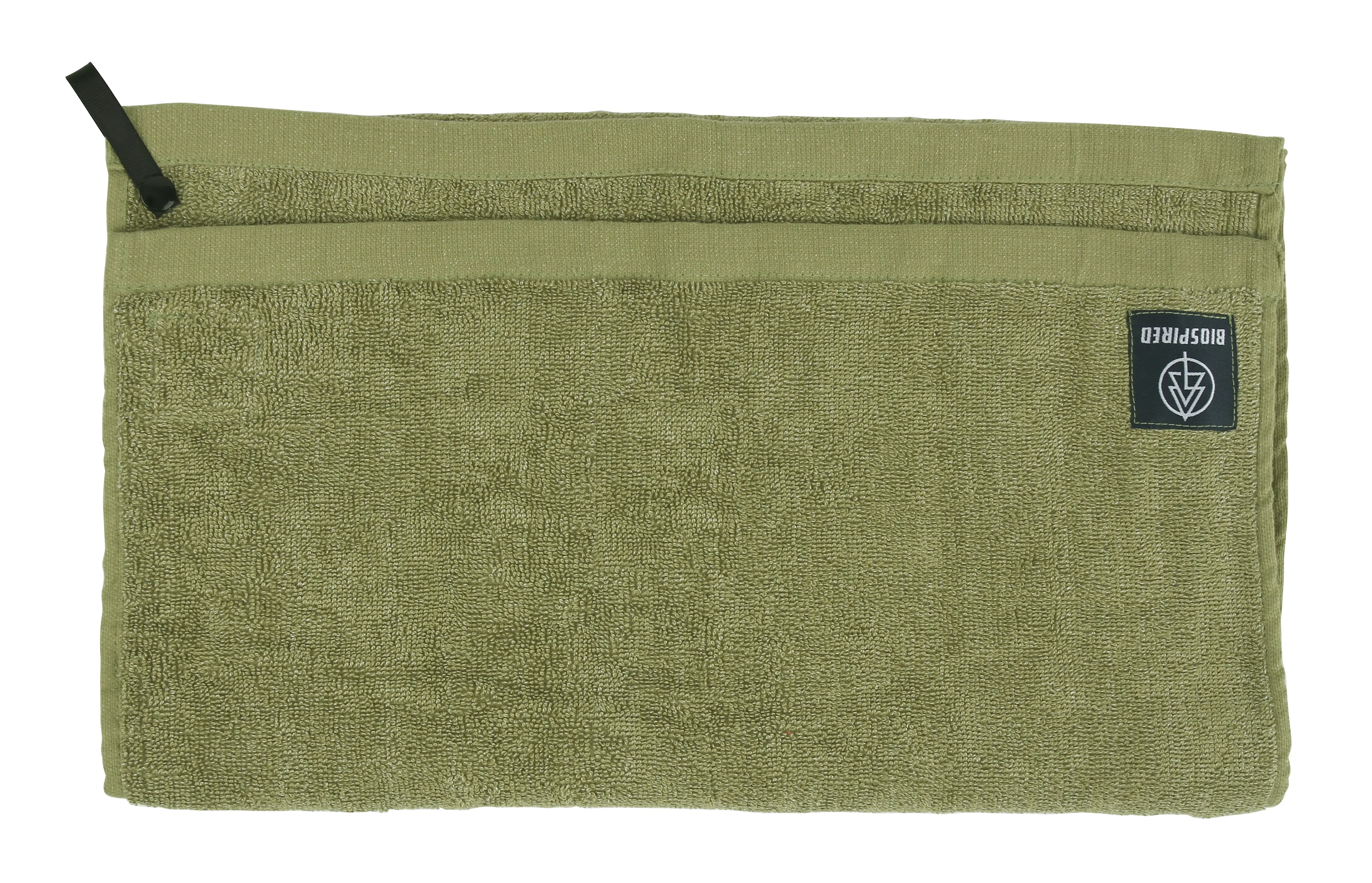 Biospired Homebound Workout Towel with Everplush, Camo Green XL