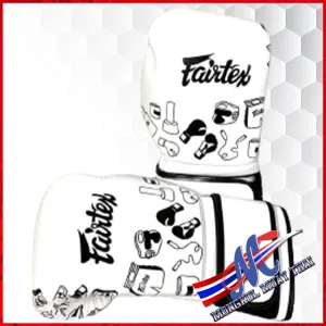 Boxing gloves Fairtex BGV14W Graffiti 14Oz