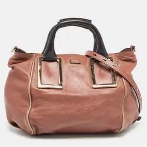 Brown Leather Medium Ethel Satchel