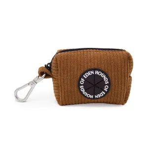 Choca Mocha - Brown Corduroy Poop Bag/Treat Holder