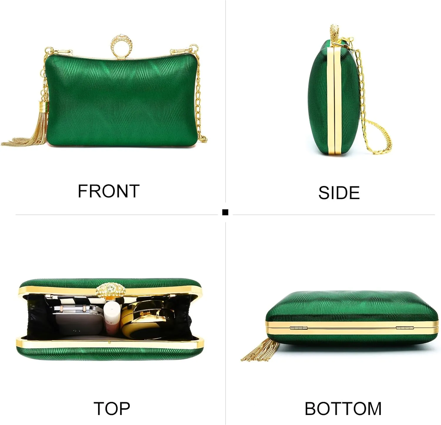 Clutch Purses for Women Wedding Women's Evening Handbags Evening Bag for Formal Party Prom Evening Clutch