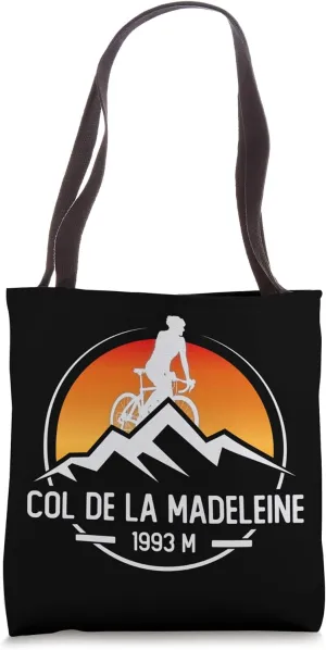 Col De la Madeleine Cycling Bike Souvenir Tote Bag