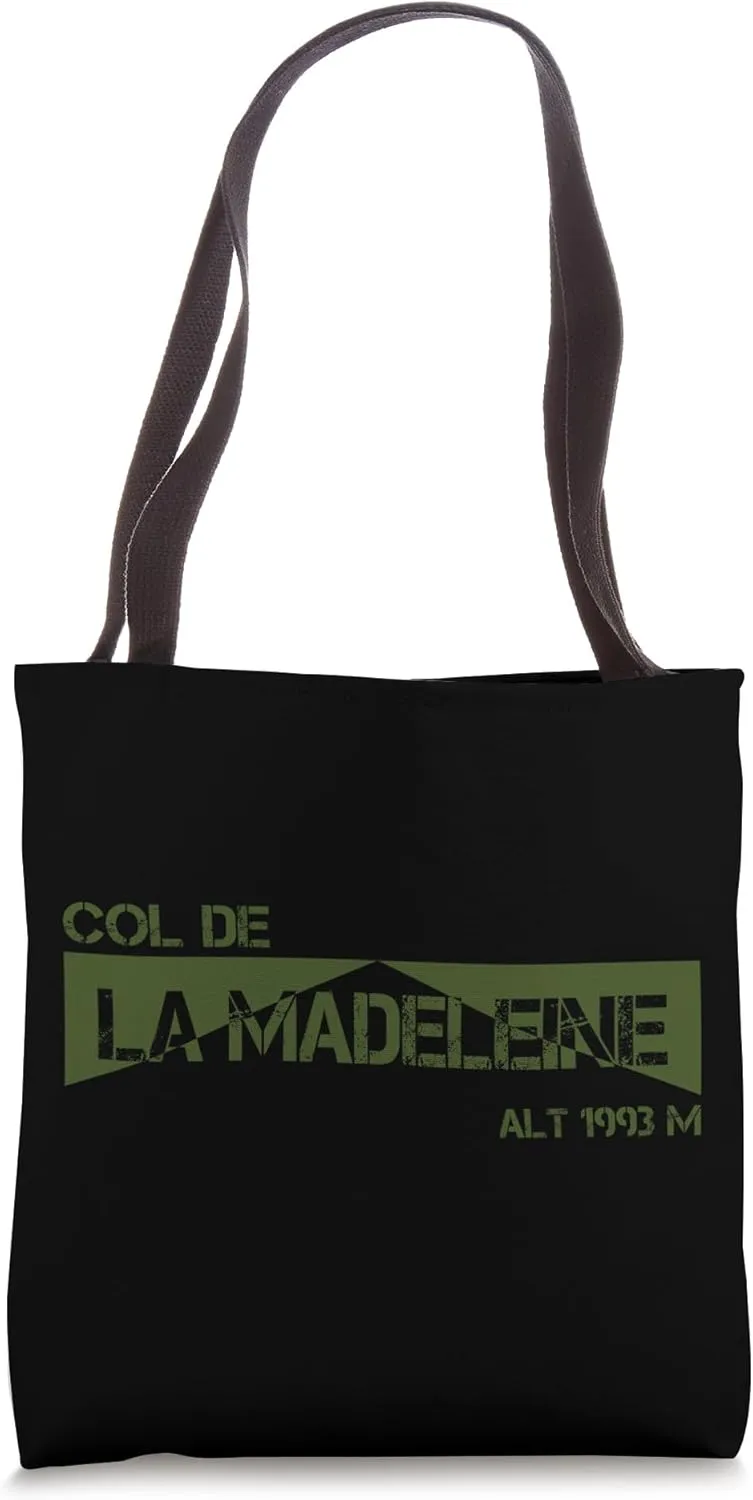 Col De la Madeleine Cycling Bike Souvenir Tote Bag