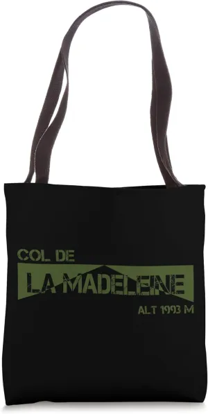 Col De la Madeleine Cycling Bike Souvenir Tote Bag