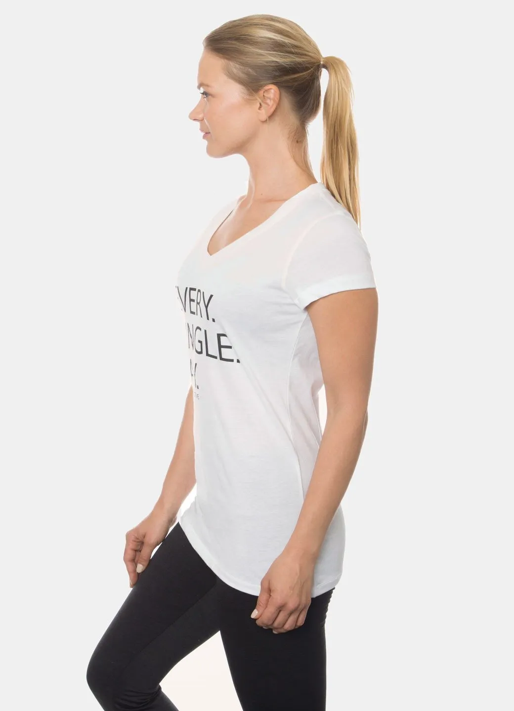 Every Single Day V-Neck Tee