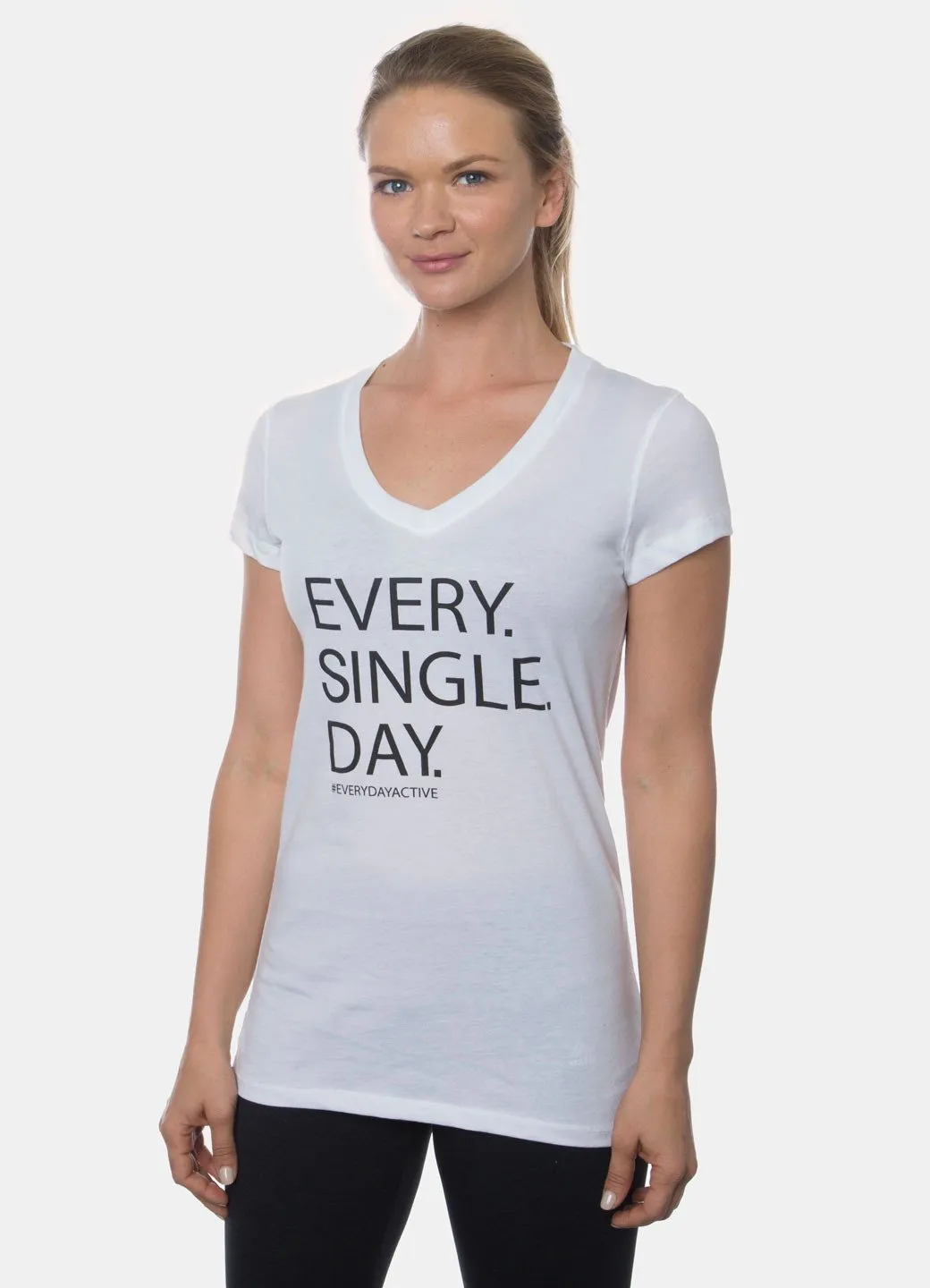 Every Single Day V-Neck Tee