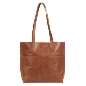 Everyday Tote in Brown Leather