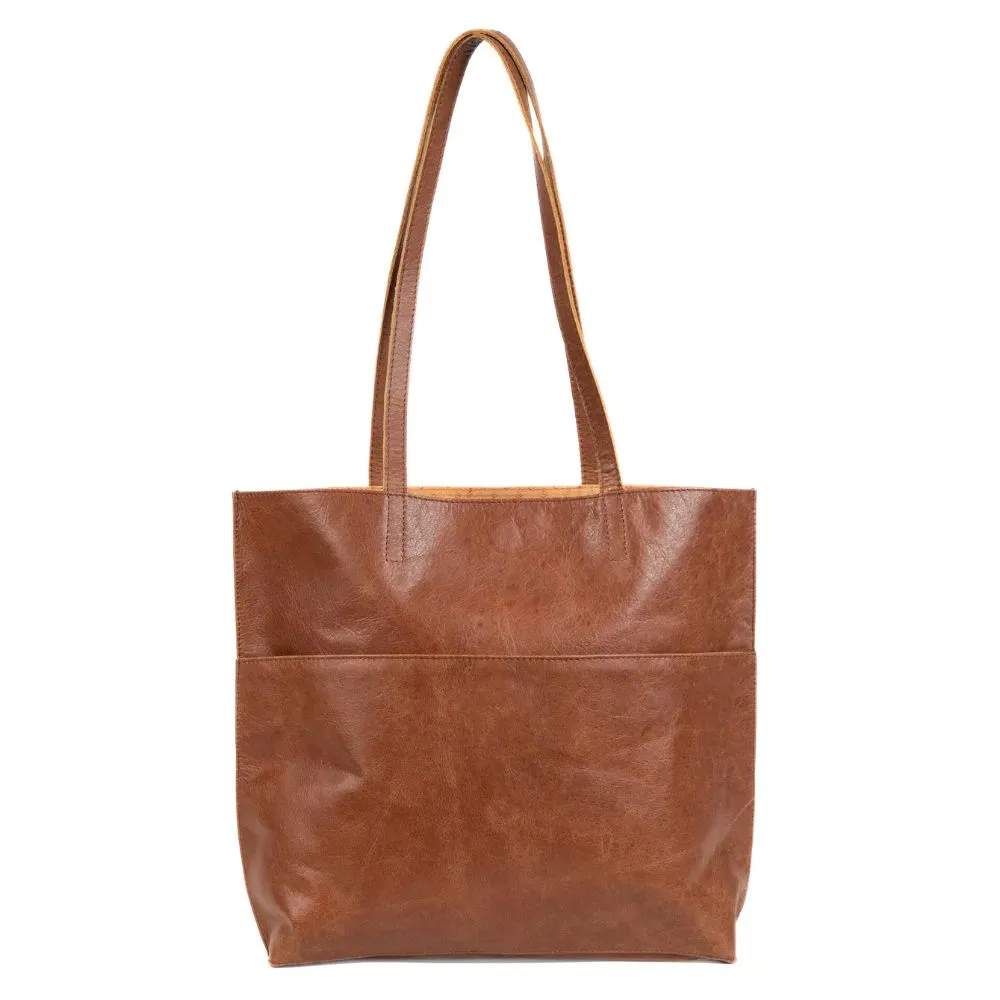 Everyday Tote in Brown Leather