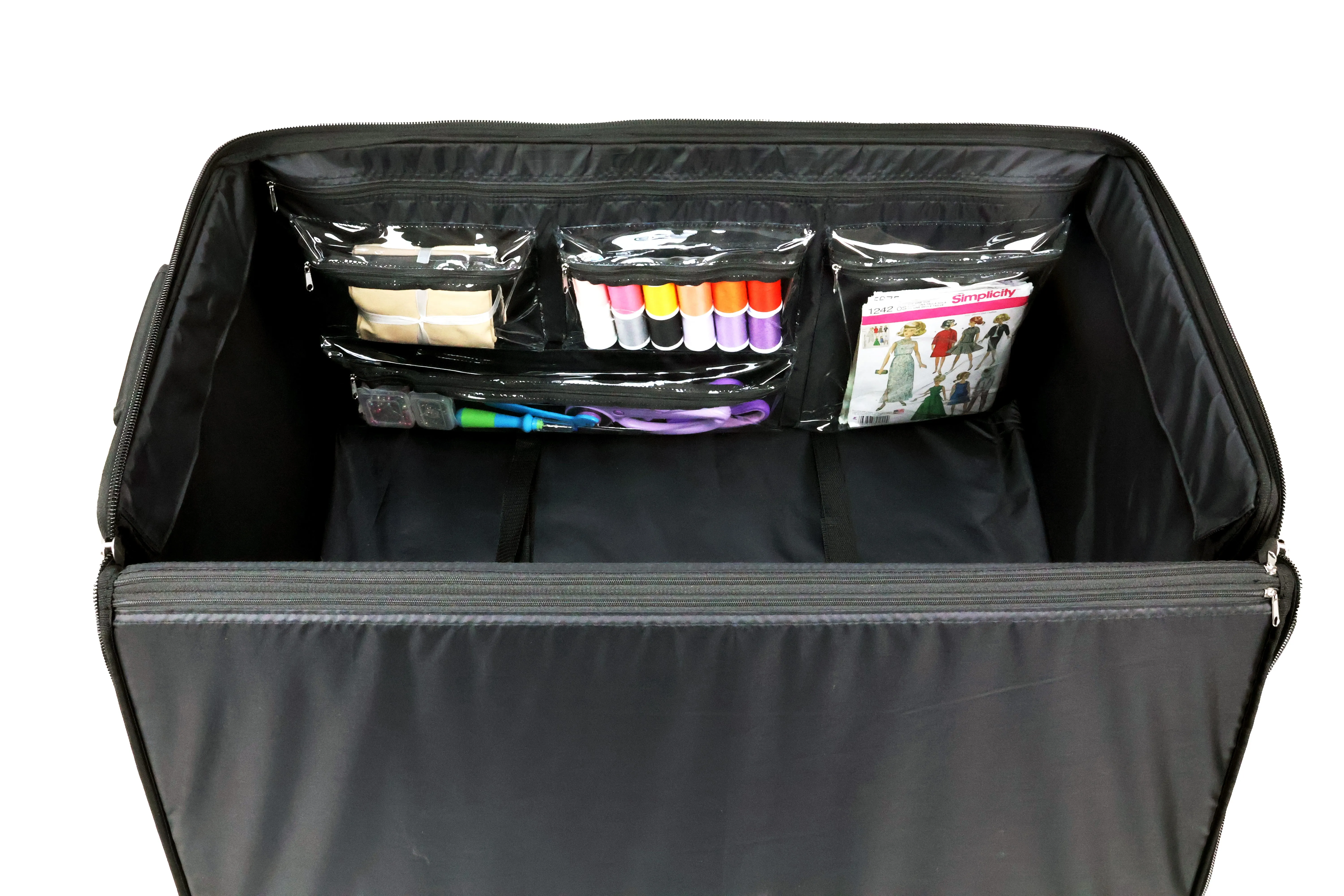 Everything Mary Jumbo Rolling Sewing Case | Black