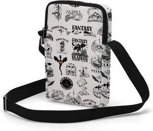 Fantasy Novel Cross Body Bag Magic Mouse Wizard Stuff Phone Bag Book Lovers Gifts Preppy Anime Shoulder Bag