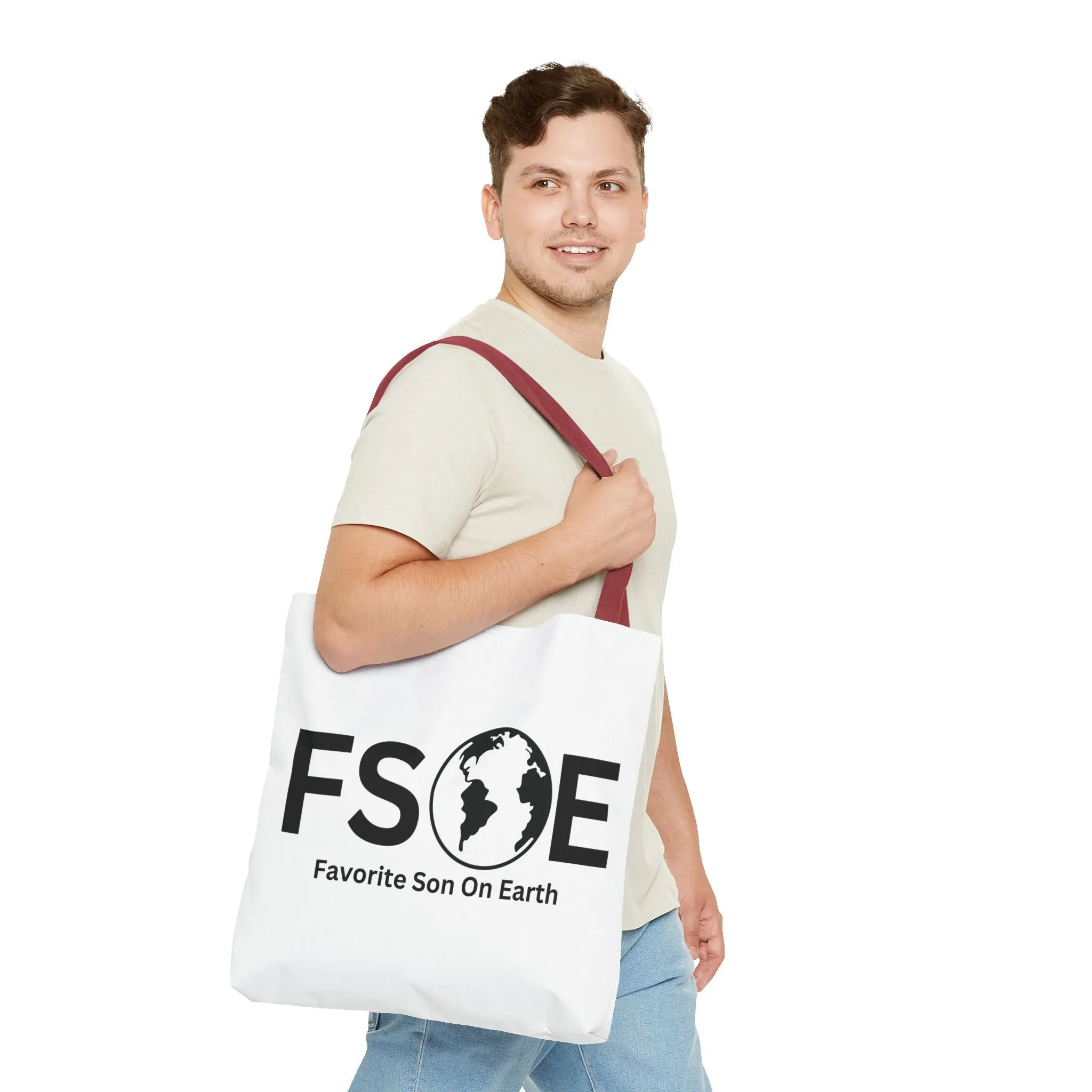 Favorite Son On Earth (FSOE) Tote Bag - Custom Printed Stylish and Functional Tote