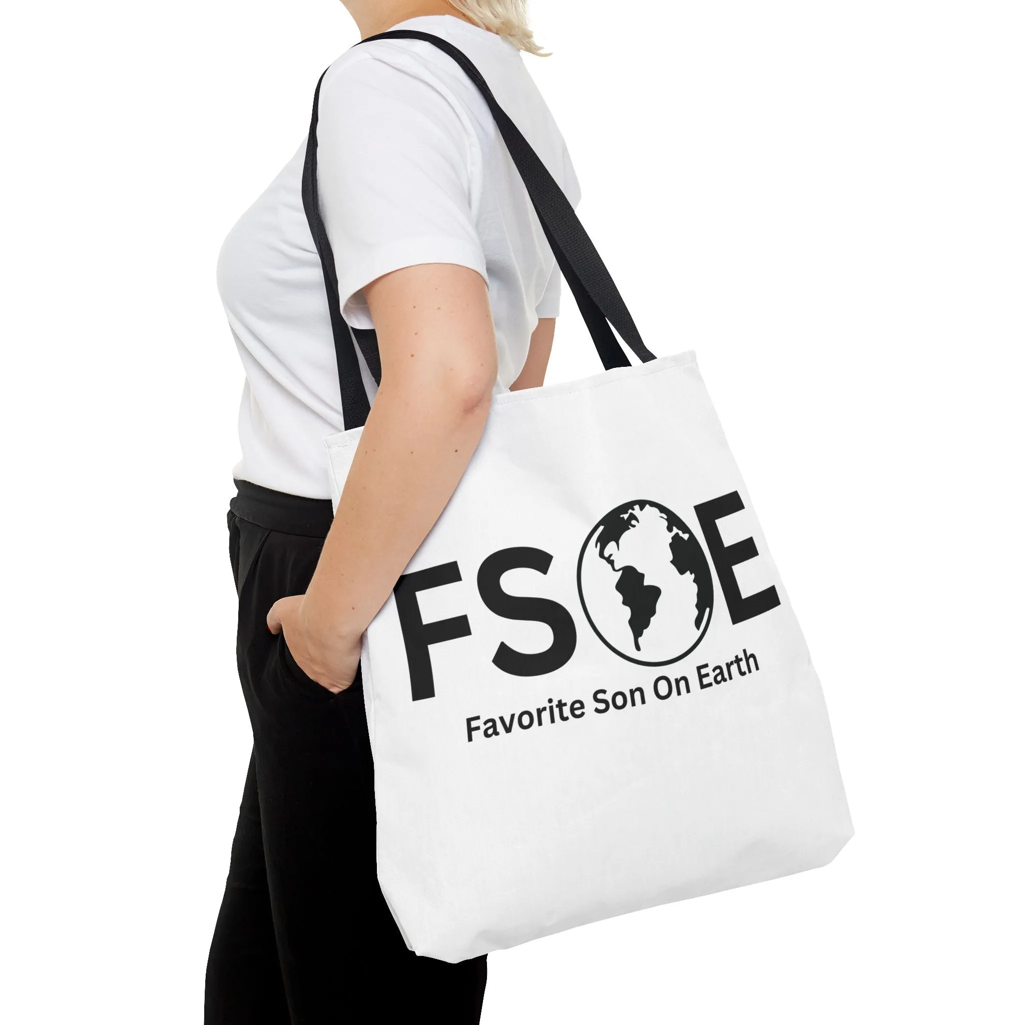 Favorite Son On Earth (FSOE) Tote Bag - Custom Printed Stylish and Functional Tote