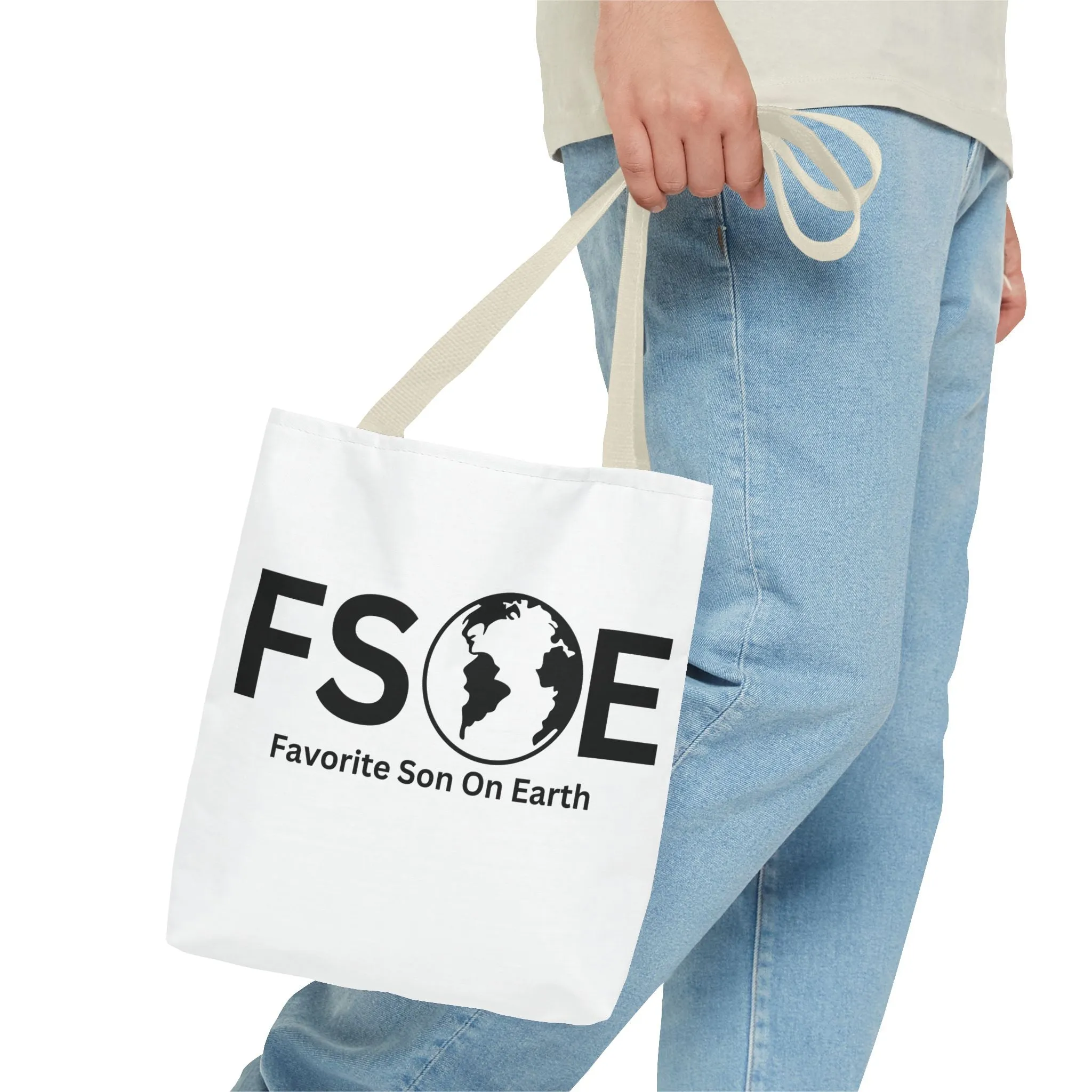 Favorite Son On Earth (FSOE) Tote Bag - Custom Printed Stylish and Functional Tote