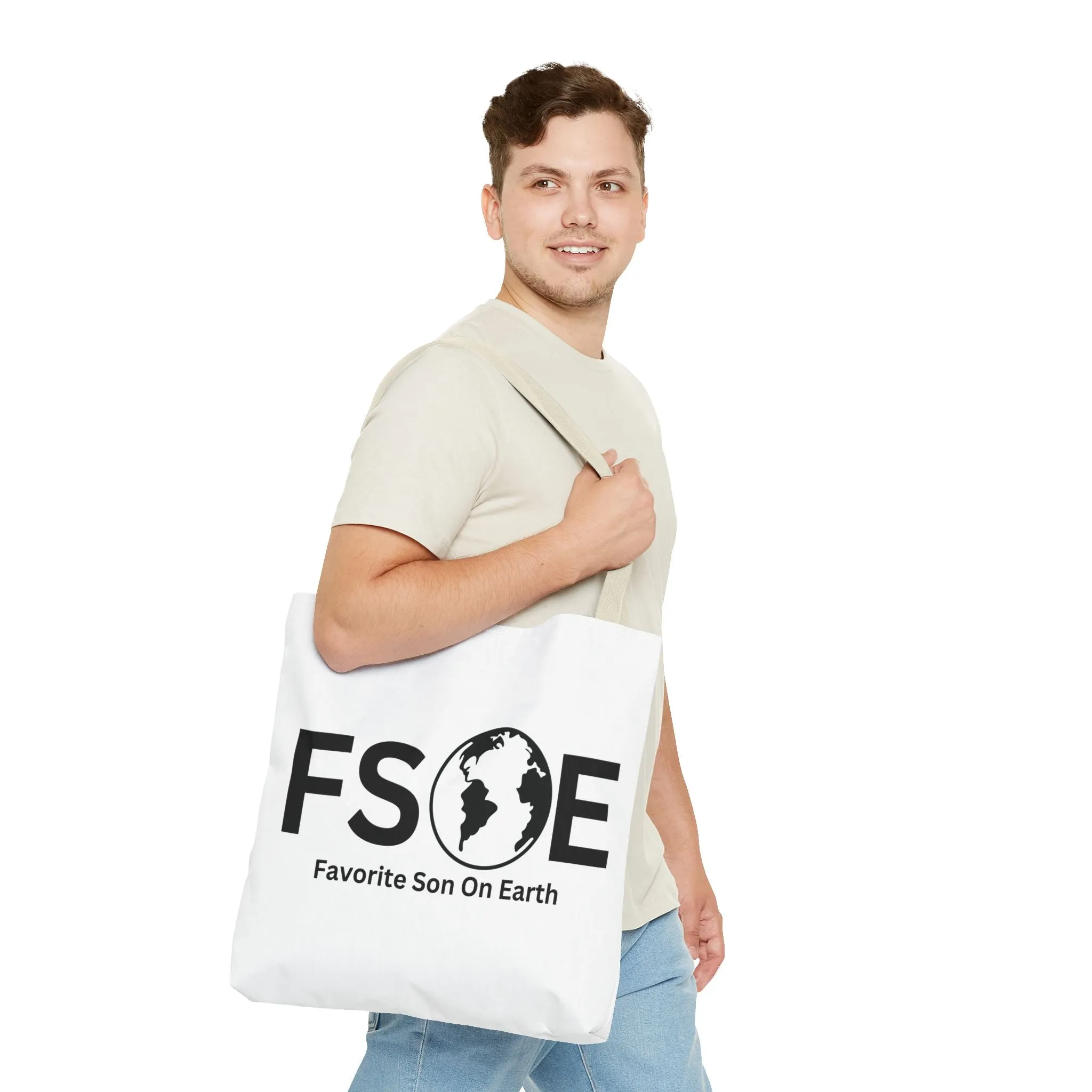 Favorite Son On Earth (FSOE) Tote Bag - Custom Printed Stylish and Functional Tote