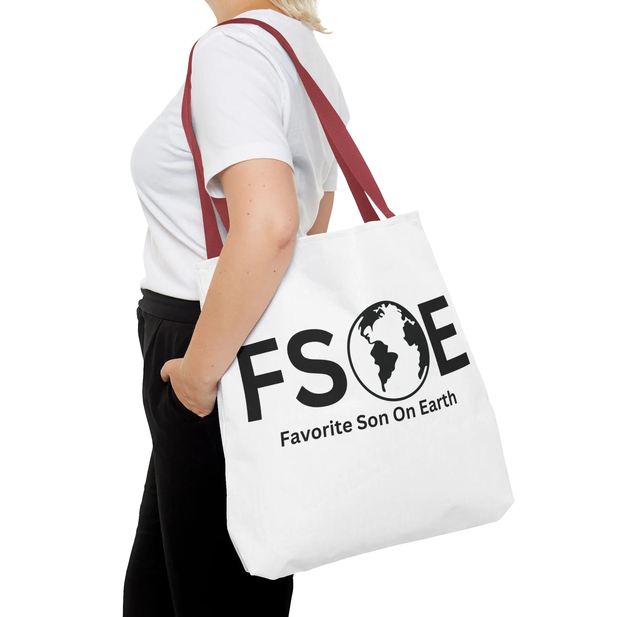 Favorite Son On Earth (FSOE) Tote Bag - Custom Printed Stylish and Functional Tote