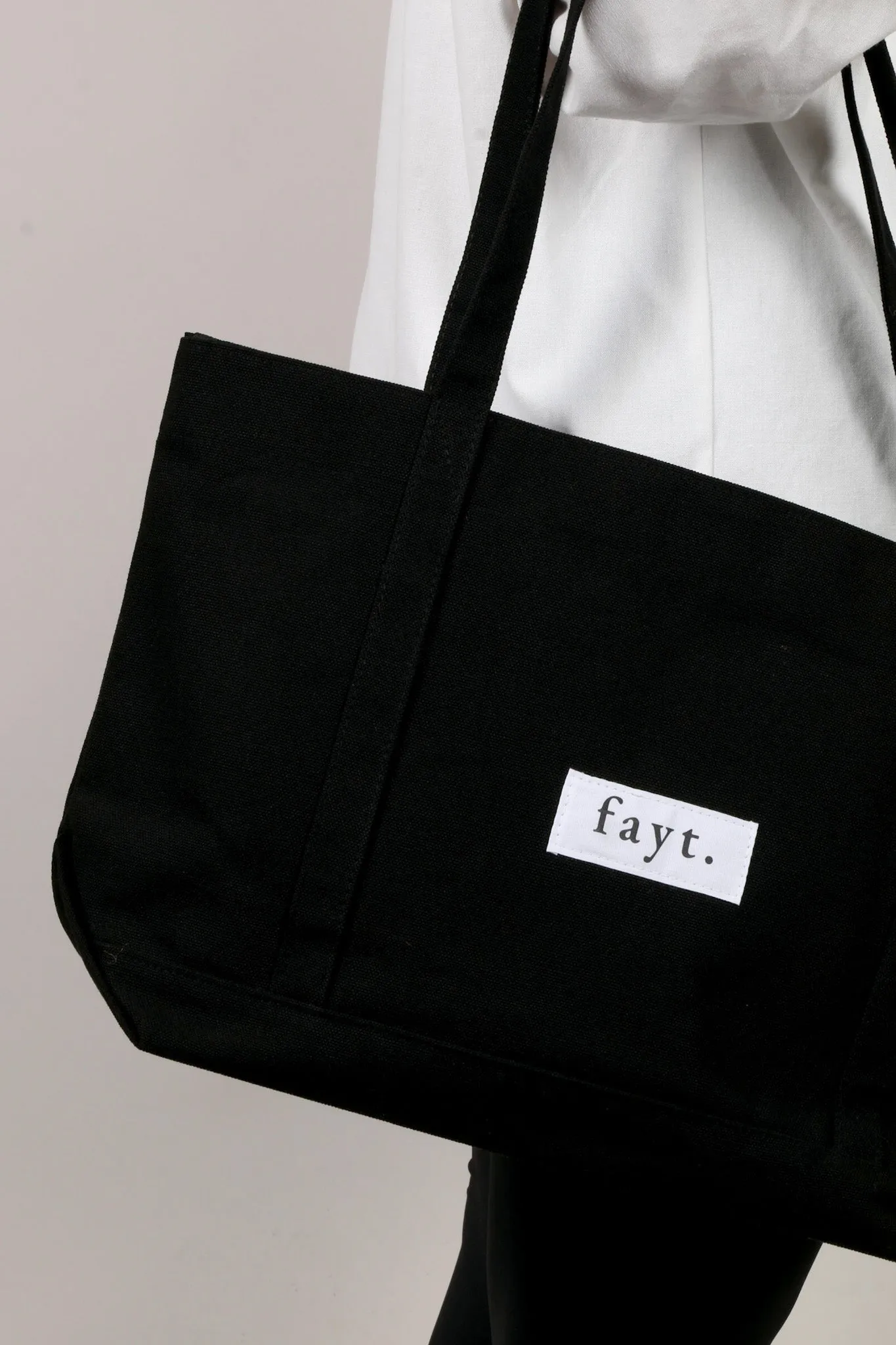 FAYT EVERYDAY TOTE BAG BLACK