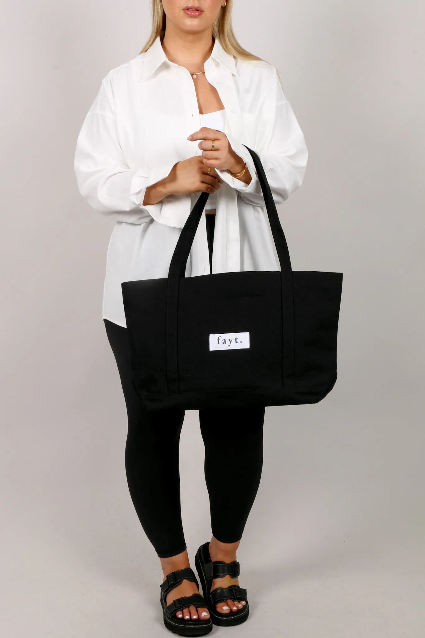 FAYT EVERYDAY TOTE BAG BLACK