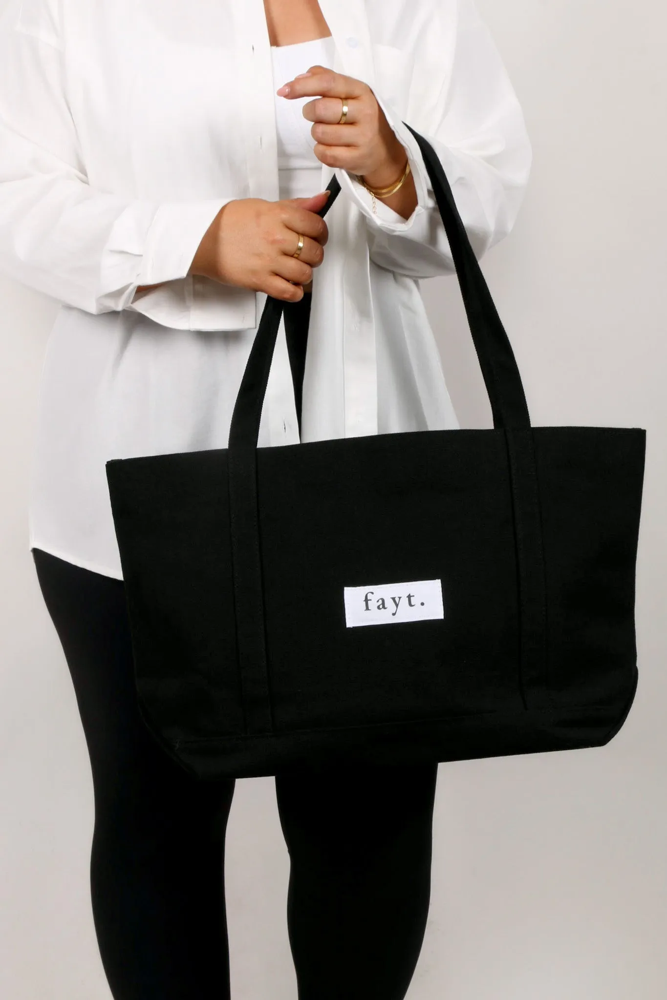 FAYT EVERYDAY TOTE BAG BLACK