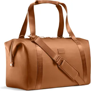 Fit & Fresh Premium Neoprene Weekender Bag With Trolley Sleeve - Large Overnight, Carry-on, Duffel, Gym, and Hospital Bag for Labor & Delivery