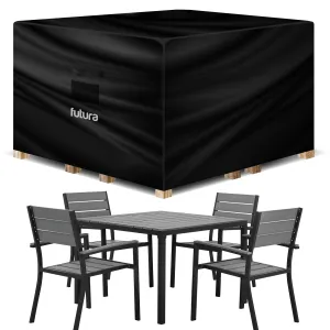 Futura Garden Furniture Cover Weatherproof 150 x 150 x 75cm Square Heavy Duty Rip Resistant Oxford Fabric