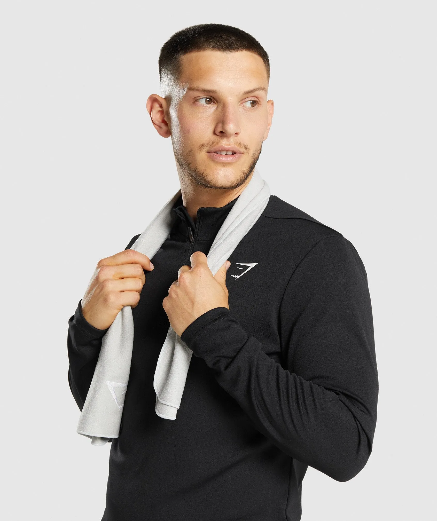 Gymshark Sweat Towel - Light Grey