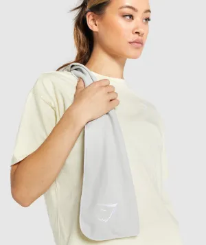 Gymshark Sweat Towel - Light Grey