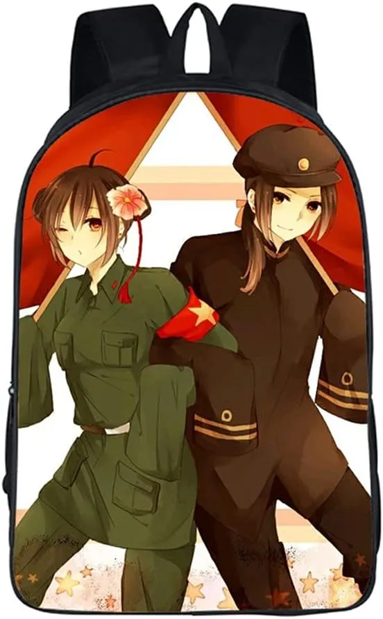 ISaikoy Anime Axis Powers Hetalia Backpack Satchel Bookbag Daypack School Bag Shoulder Bag Style7