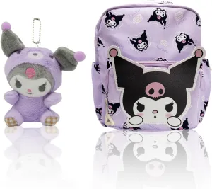 Kawaii Kumi Backpack for Teens Women, Cute Cartoon Nylon Mini Backpack Purse Bookbag Travel Daypack
