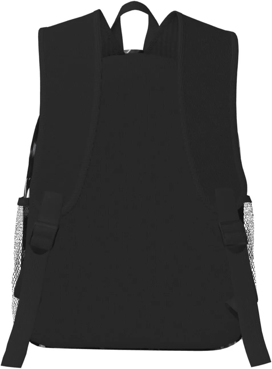 Lightweight Laptop Backpack,Casual Daypack Travel Backpack Bookbag Work Bag for Men and Women-black and white sunflowers