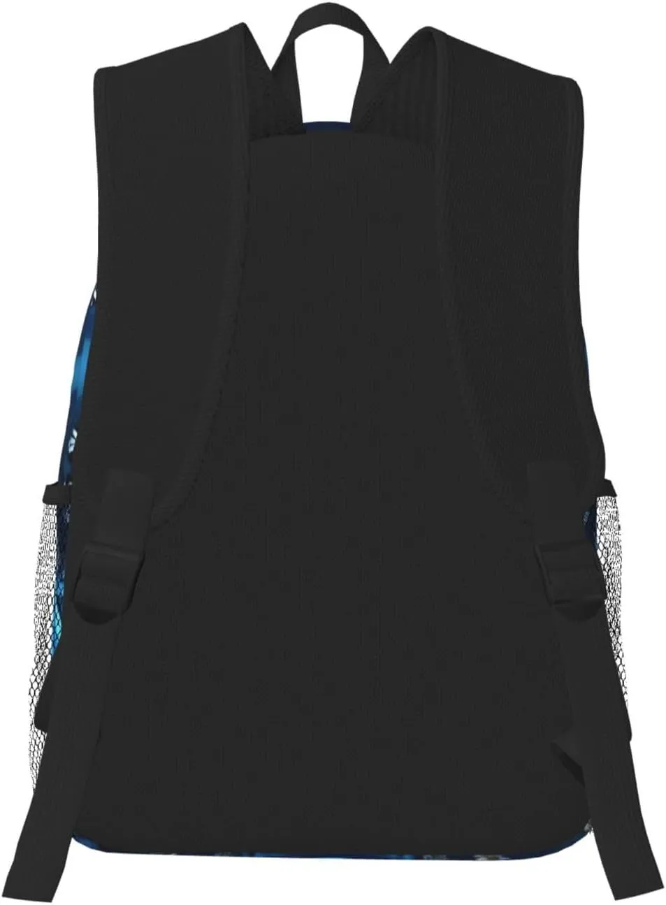 Lightweight Laptop Backpack,Casual Daypack Travel Backpack Bookbag Work Bag for Men and Women-Blue Mini Flower Swirl