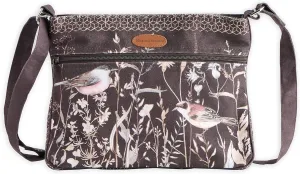 Maison d' Hermine Cross Body Bags for Women Cotton Canvas Shoulder Bag for Shopping Travel Everyday Use Tote purse Sling Bag