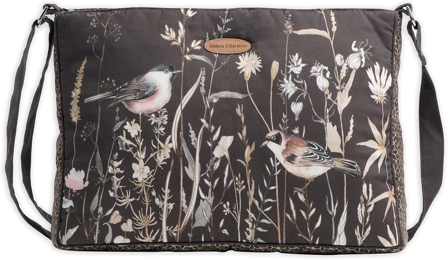 Maison d' Hermine Hand Bags for Women Cotton Shoulder Bag for Shopping Travel Everyday Use Cross Body Tote purse Sling Bag