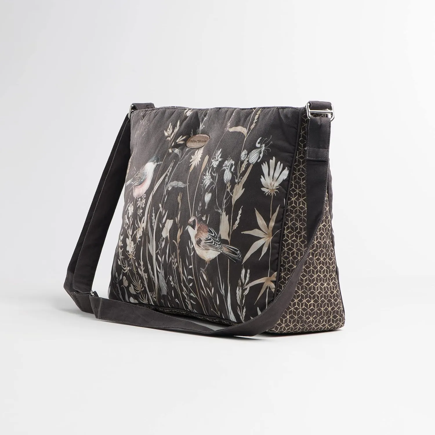 Maison d' Hermine Hand Bags for Women Cotton Shoulder Bag for Shopping Travel Everyday Use Cross Body Tote purse Sling Bag