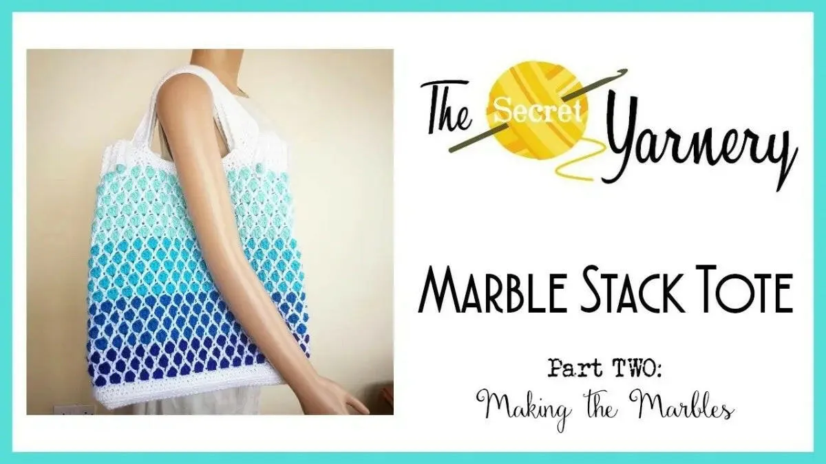Marble Stack Tote – Easy Crochet Bag Pattern for Everyday Style