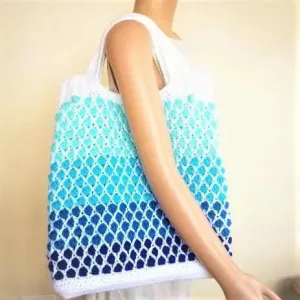 Marble Stack Tote – Easy Crochet Bag Pattern for Everyday Style