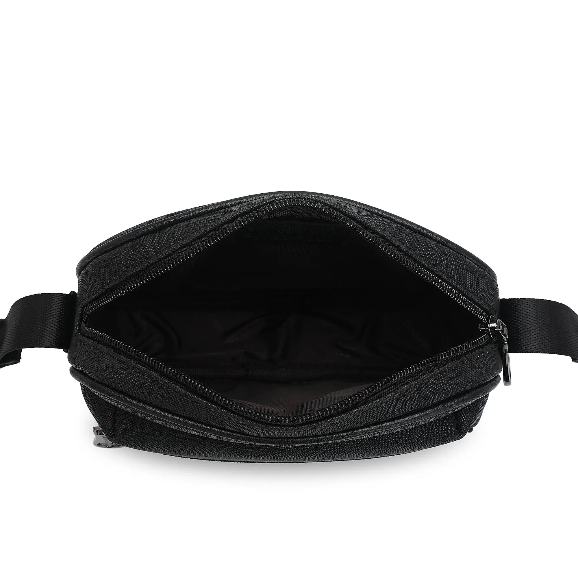 Men's Faux Leather Monogram Sling Bag - SXV 335