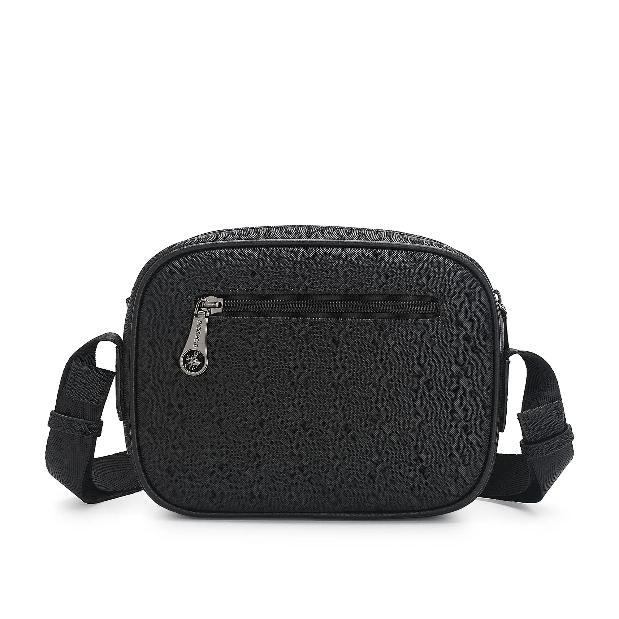 Men's Faux Leather Monogram Sling Bag - SXV 335