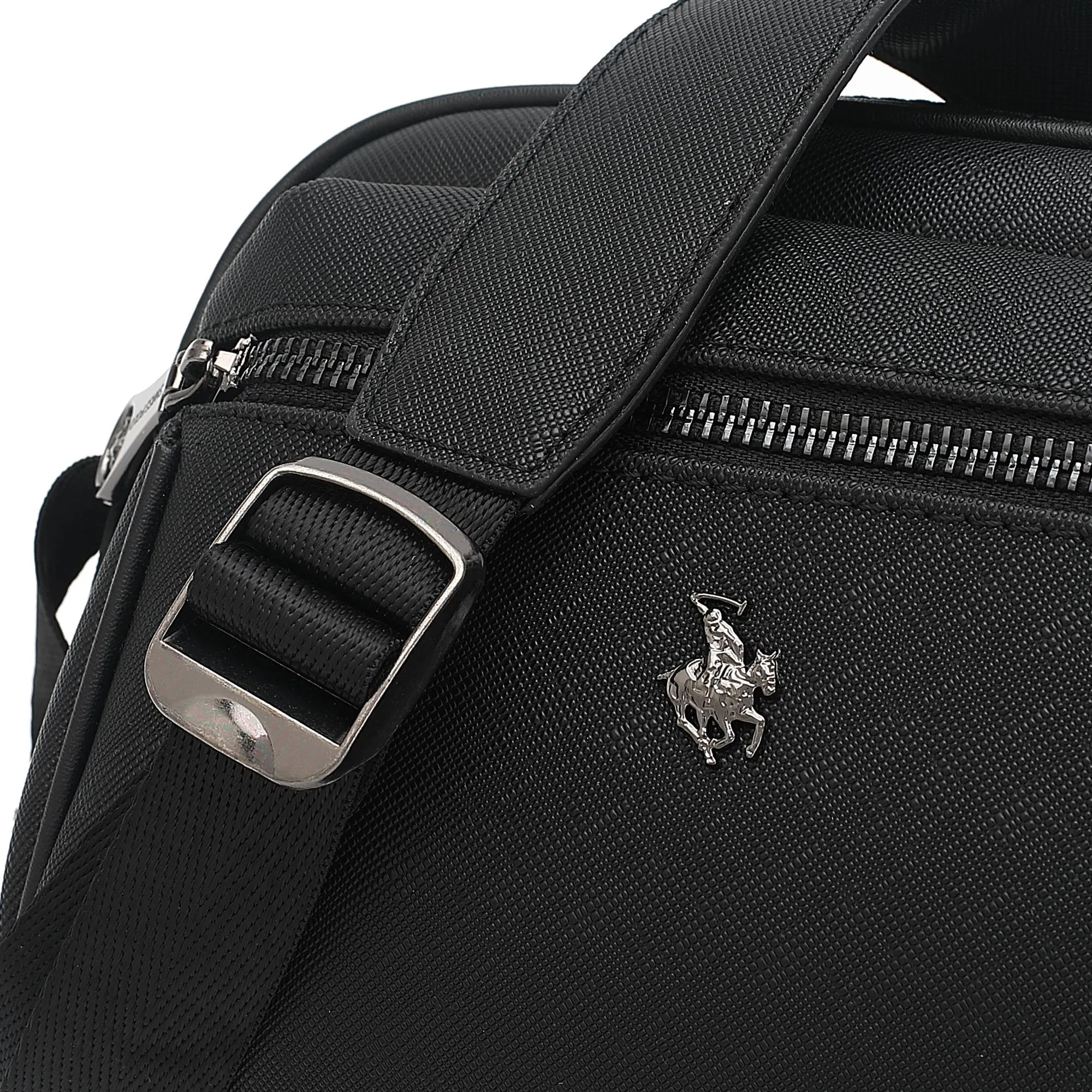 Men's Faux Leather Monogram Sling Bag - SXV 335