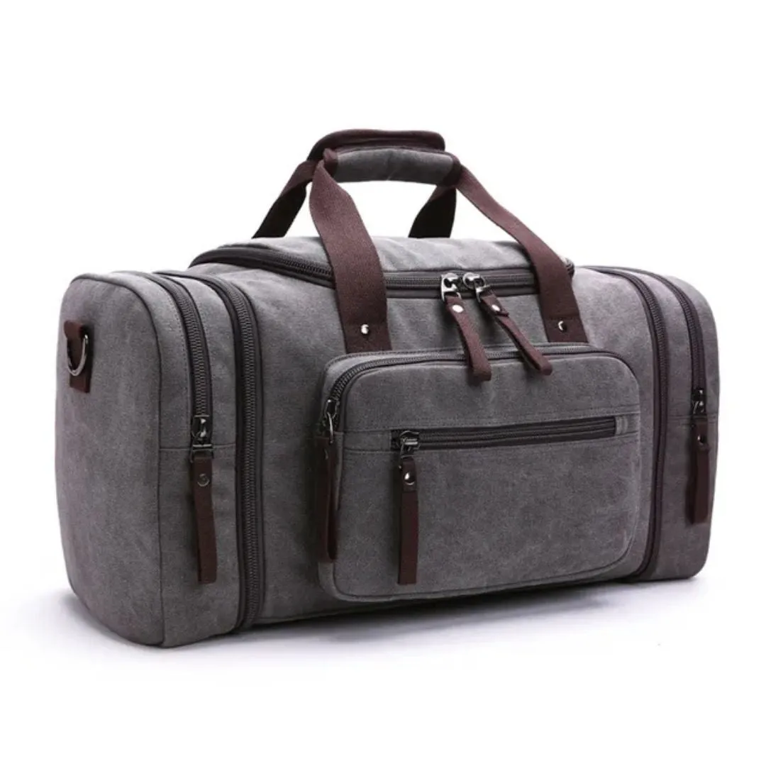 Men's Large Canvas Travel Bag