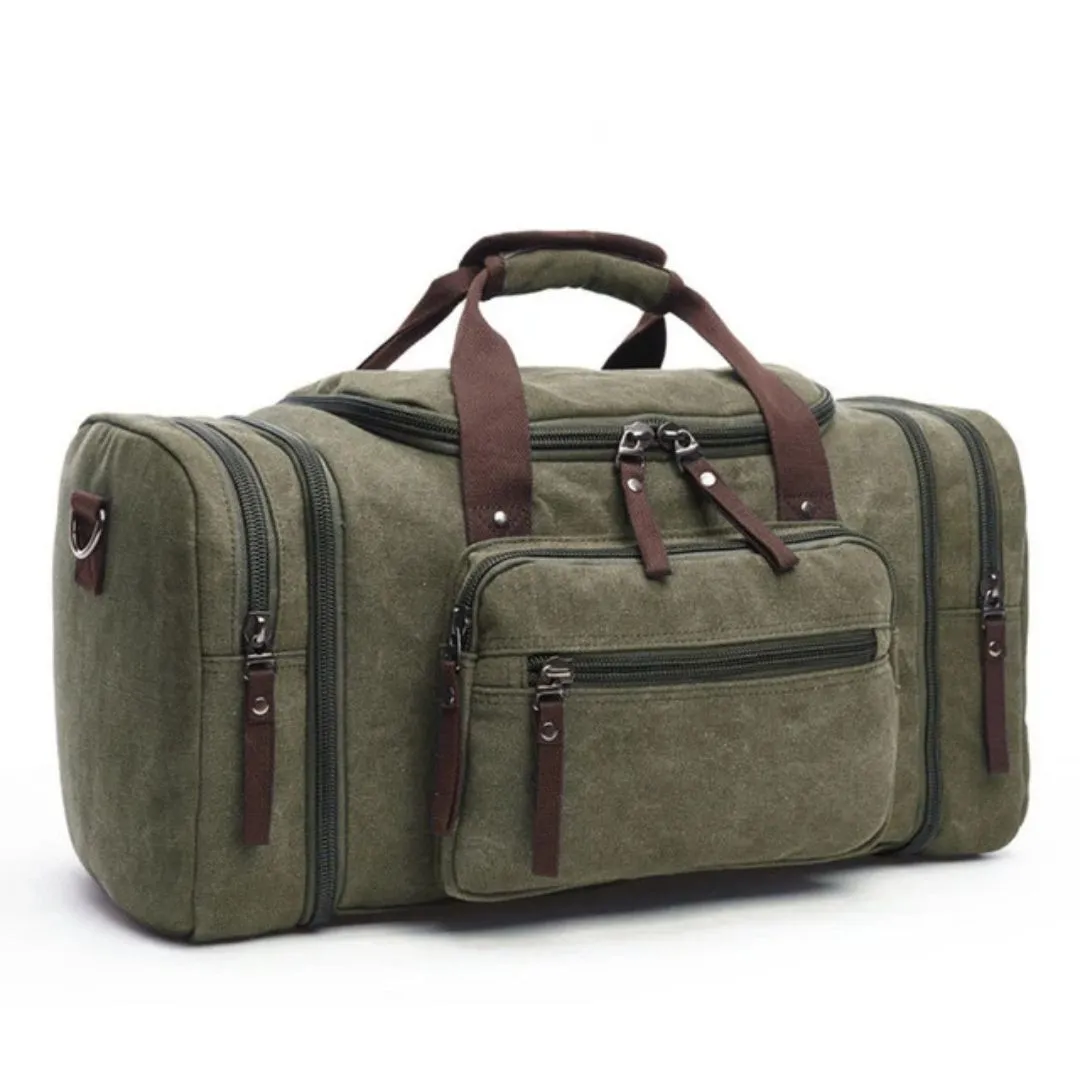 Men's Large Canvas Travel Bag
