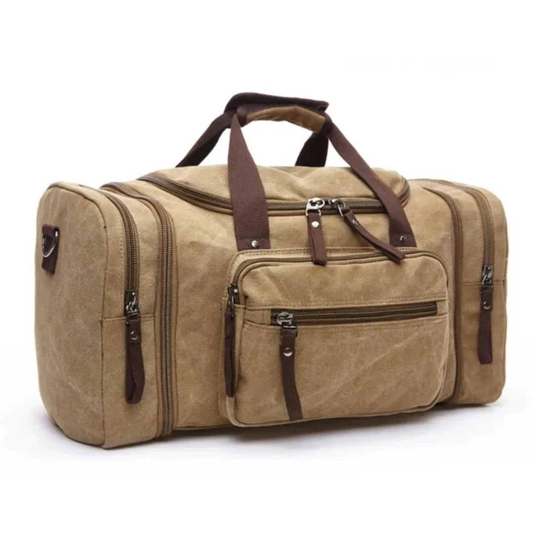 Men's Large Canvas Travel Bag