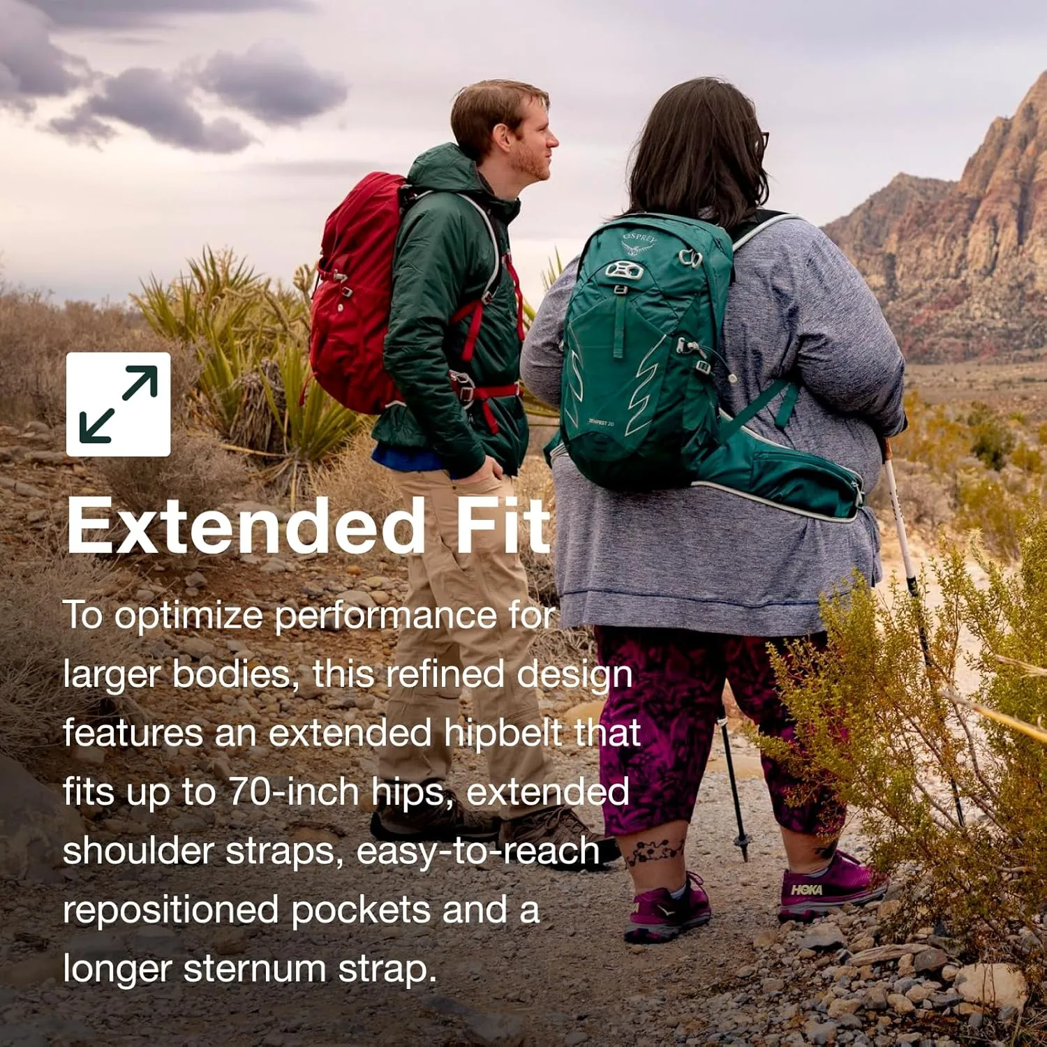 Osprey Tempest 20L Women's Hiking Backpack with Hipbelt, Stealth Black, WXS/S, Extended Fit