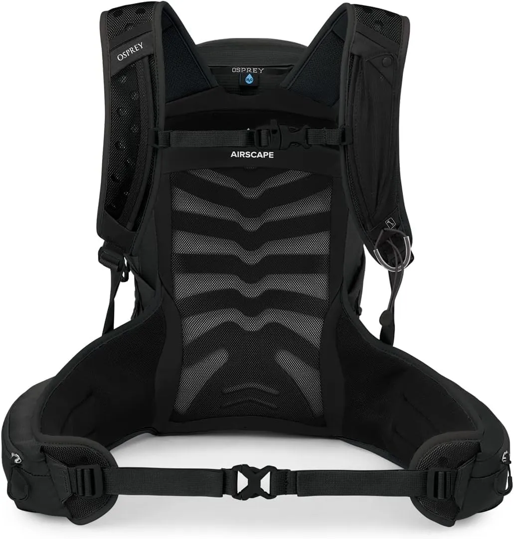 Osprey Tempest 20L Women's Hiking Backpack with Hipbelt, Stealth Black, WXS/S, Extended Fit