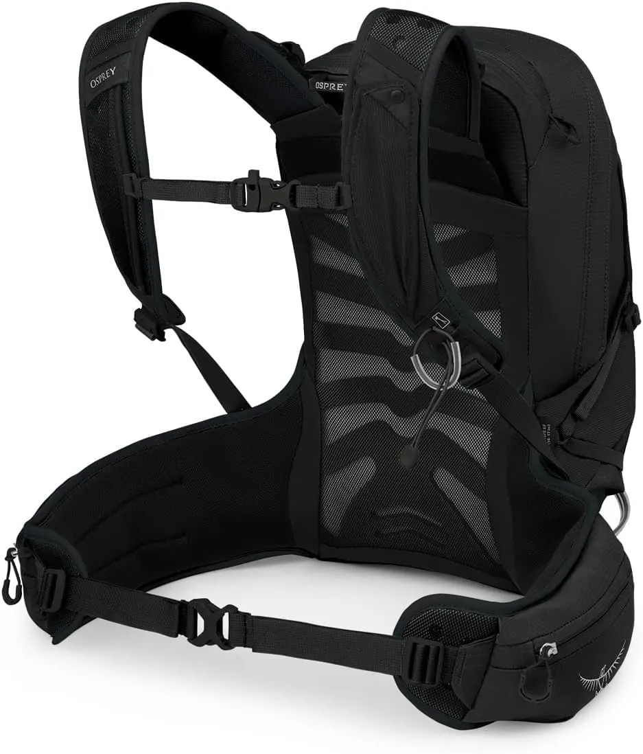 Osprey Tempest 20L Women's Hiking Backpack with Hipbelt, Stealth Black, WXS/S, Extended Fit