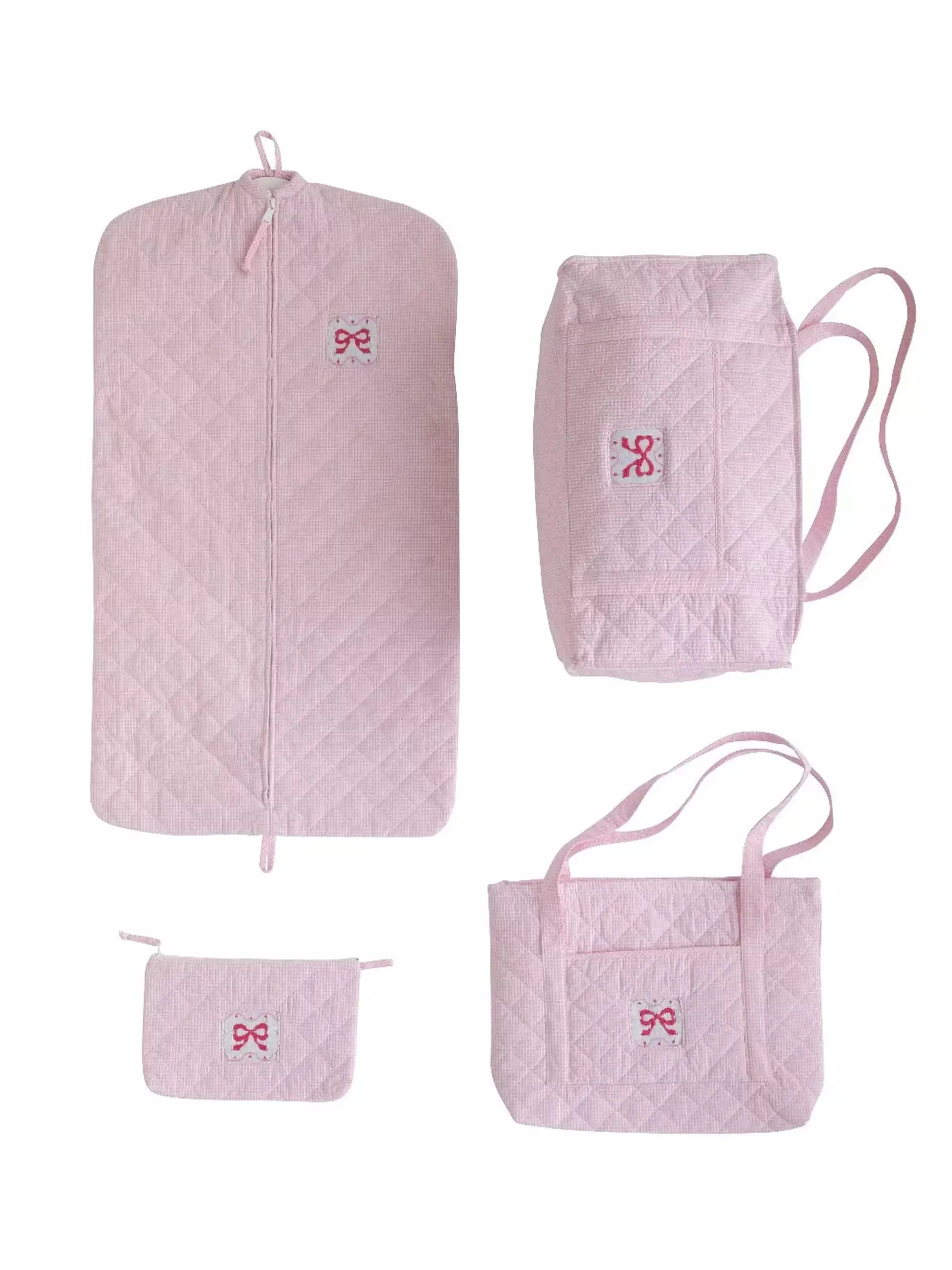 Quilted Luggage - Bow