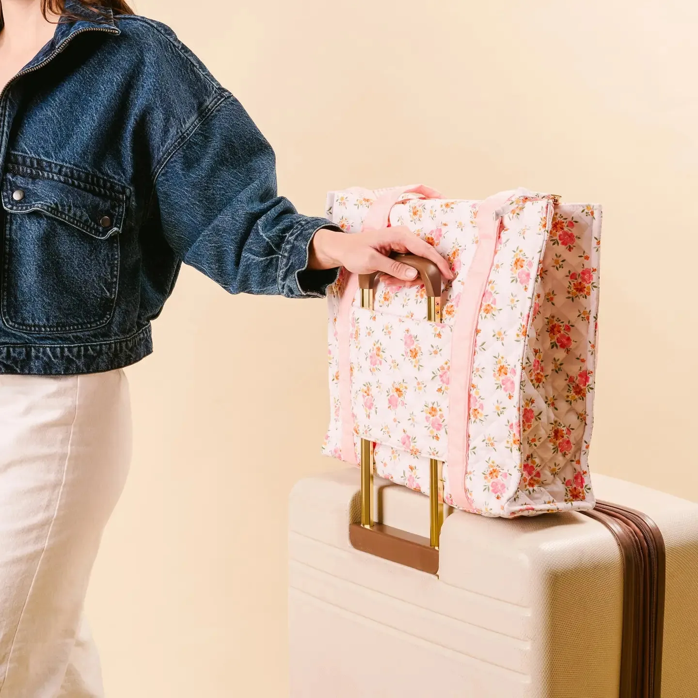 Quilted Tote Bag Daydream Cream