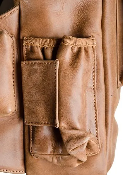 "Platinum" Classic 2.0 Leather Messenger Bag