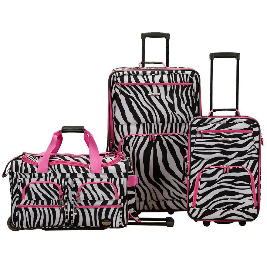 Rockland Luggage Spectra 3 Piece Luggage Set