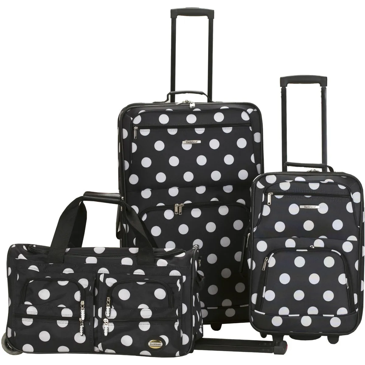 Rockland Luggage Spectra 3 Piece Luggage Set